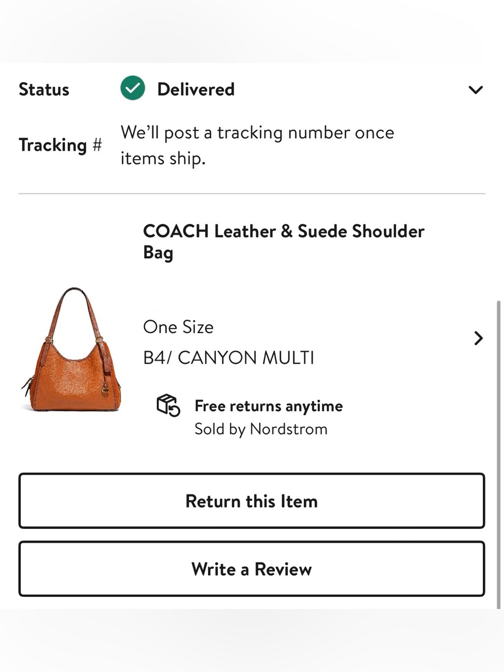 COACH Leather & Suede Shoulder Bag Canyon Multi Please Look At Photos